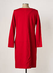 Robe mi-longue rouge PAUSE CAFE pour femme seconde vue