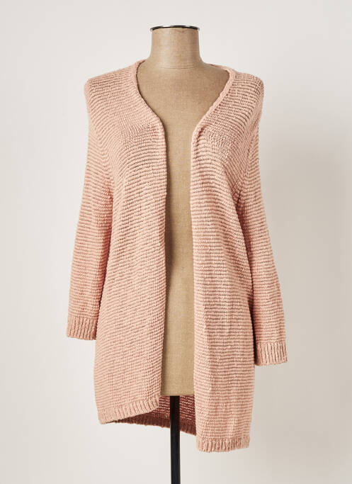 Gilet manches longues rose BETTY BARCLAY pour femme