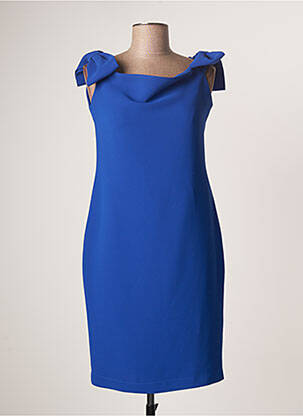 Robe courte bleu SASSIA pour femme