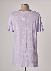 T-shirt violet PLEASE pour femme seconde vue