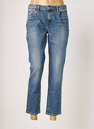 Jeans coupe slim broderie rivets taille normale bleu SCHOOL RAG femme