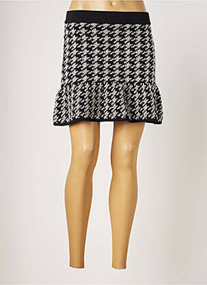 Jupe courte coupe évasée noir PINKO femme