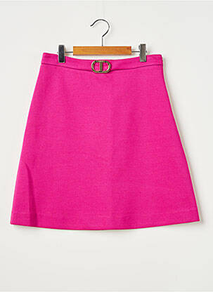 Jupe courte coupe évasée violet TWINSET femme