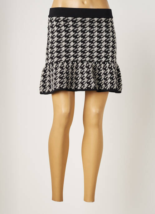 Jupe courte coupe évasée noir PINKO femme