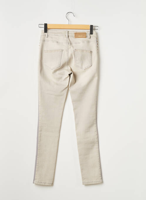 Pantalon slim gris EVA KAYAN pour femme