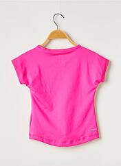 T-shirt rose ADIDAS pour fille seconde vue