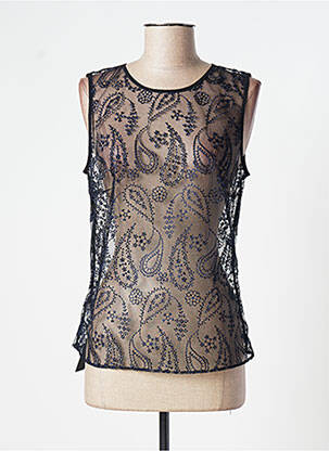 Top stretch sans manche bleu ANDRES SARDA femme