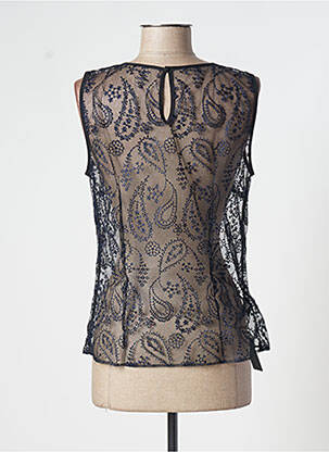 Top stretch sans manche bleu ANDRES SARDA femme