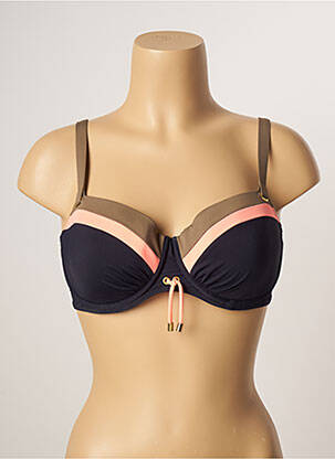Haut de maillot de bain haut soutien-gorge moulé haut soutien-gorge moulé bleu PRIMA DONNA femme