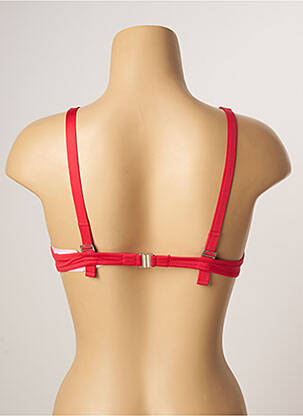 Haut de maillot de bain stretch rouge ANTIGEL femme