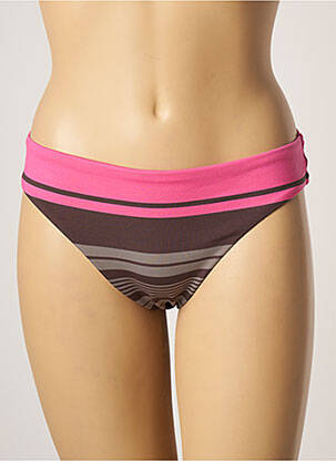 Bas de maillot de bain stretch culotte marron ANDRES SARDA femme