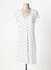 Chemise de nuit blanc LE CHAT pour femme seconde vue