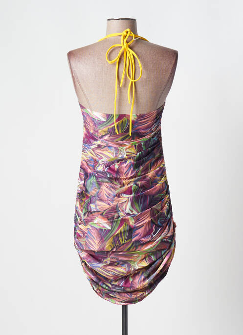 Robe de plage rose NICOLE OLIVIER pour femme