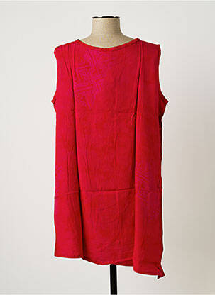 Tunique sans manche col rond rose DOU-DOU'S femme