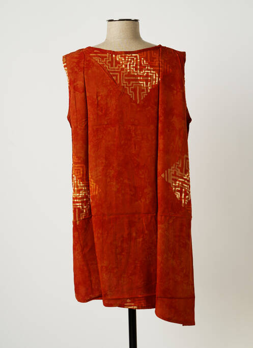 Tunique sans manche orange DOU-DOU'S femme