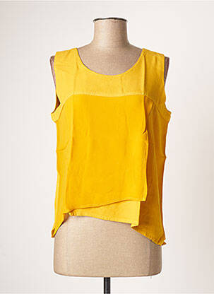 Top sans manche sans manche jaune GARUDA GARUZO femme