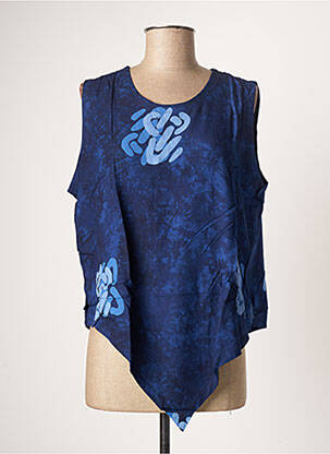 Top sans manche sans manche bleu DOU-DOU'S femme
