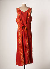 Robe longue orange DOU-DOU'S pour femme seconde vue