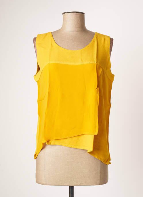 Top sans manche sans manche jaune GARUDA GARUZO femme
