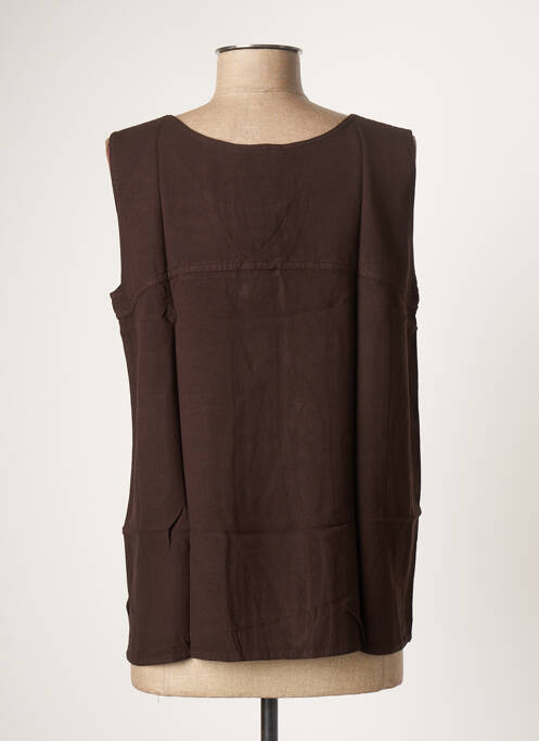 Top marron GARUDA GARUZO pour femme