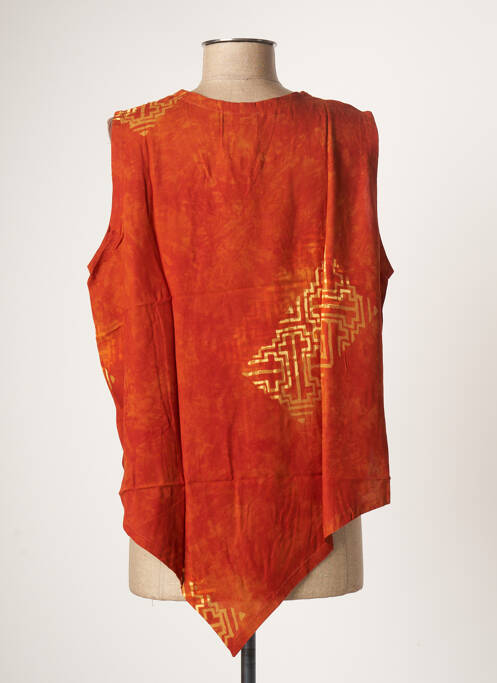 Top orange DOU-DOU'S pour femme