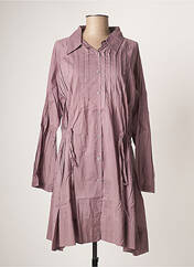 Robe courte violet CHADIA pour femme seconde vue