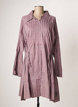 Robe courte violet CHADIA pour femme
