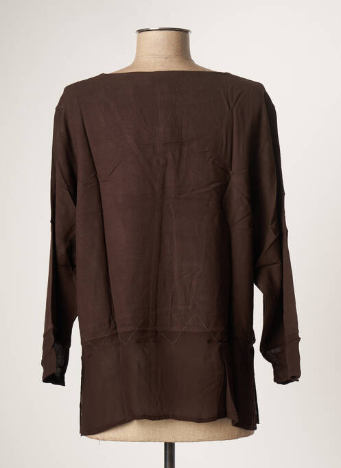 Veste casual marron GARUDA GARUZO pour femme