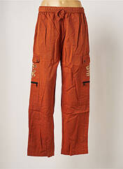 Pantalon droit orange PALME pour femme seconde vue
