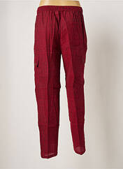 Pantalon droit rouge PALME pour femme seconde vue
