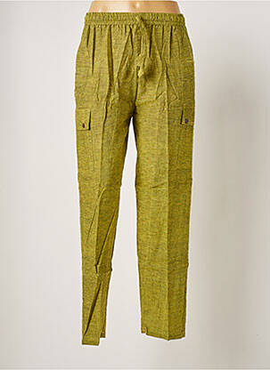 Pantalon droit vert PALME pour femme