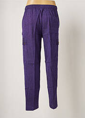 Pantalon droit violet PALME pour femme seconde vue