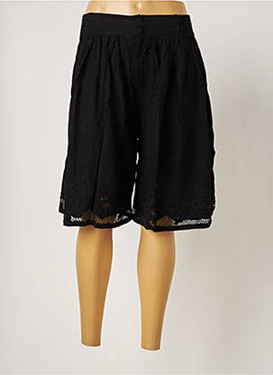 Jupe mi-longue taille normale noir PALME femme