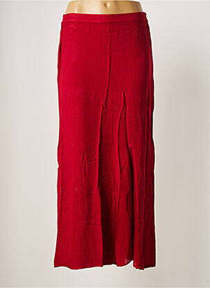 Jupe longue rouge GARUDA GARUZO pour femme