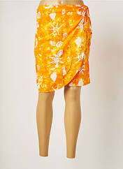 Jupe mi-longue orange PALME pour femme seconde vue