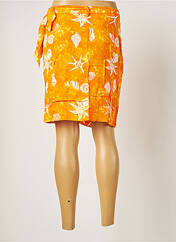 Jupe mi-longue orange PALME pour femme seconde vue