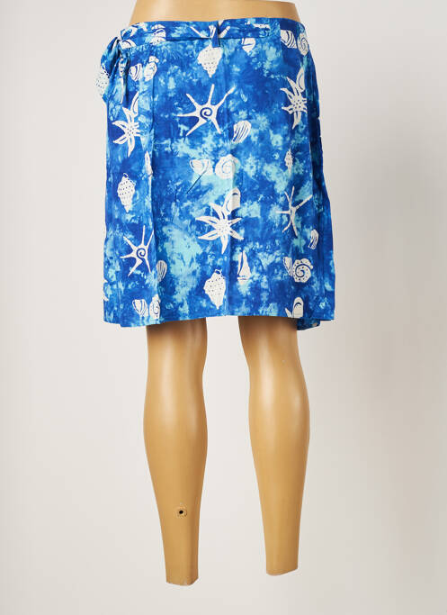 Jupe courte bleu PALME pour femme