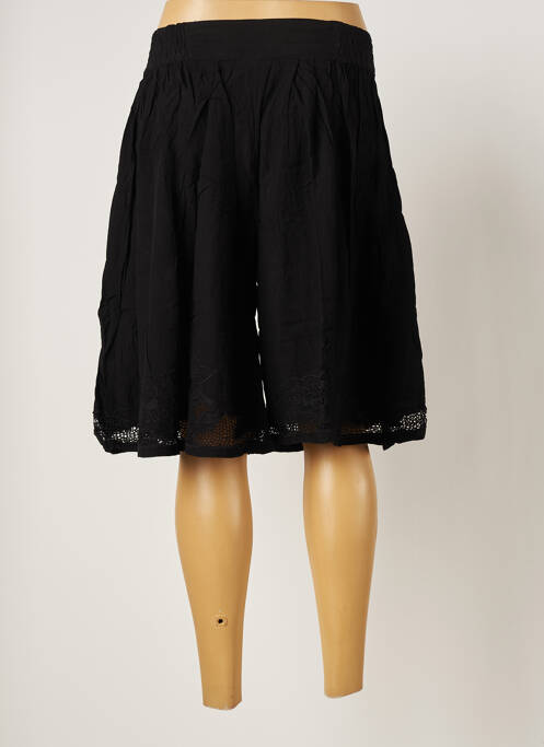 Jupe mi-longue noir PALME pour femme