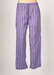 Pantalon droit violet PARVATI DIFFUSION pour femme seconde vue
