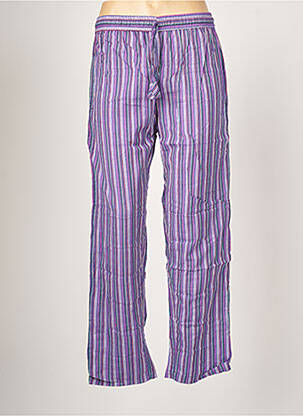 Pantalon droit violet PARVATI DIFFUSION pour femme