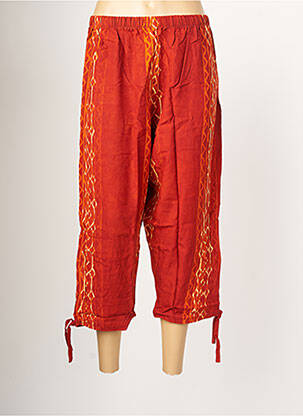 Pantacourt taille haute taille haute marron DOU-DOU'S femme