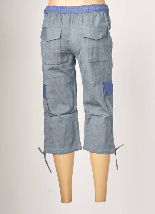 Pantacourt bleu PALME pour femme