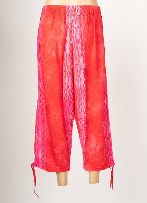 Pantalon 7/8 rouge DOU-DOU'S pour femme