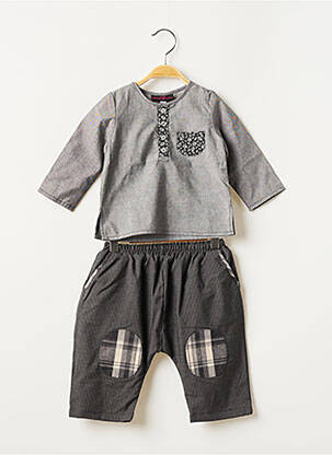 Ensemble pantalon manches longues gris MARTINA LONDON fille