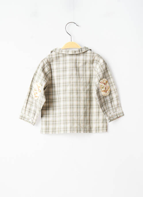 Chemise manches longues gris L'ILE AUX FEES pour garçon