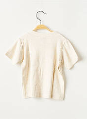 T-shirt beige L'ILE AUX FEES pour fille seconde vue