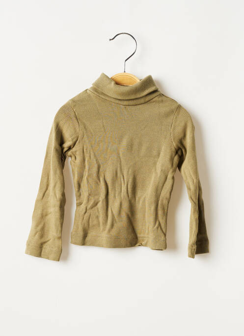 Sous-pull coupe droite manches longues vert L'ILE AUX FEES fille