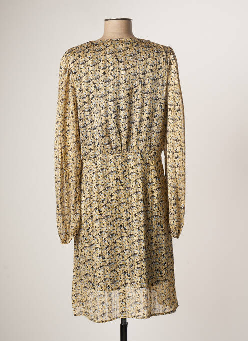 Robe mi-longue jaune LOVIE & CO pour femme