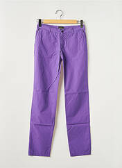 Pantalon chino violet THE KOOPLES (SPORT) pour femme seconde vue