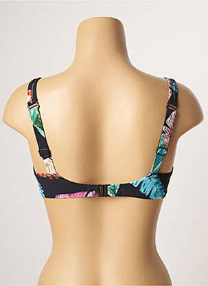Haut de maillot de bain stretch noir BELCOR femme